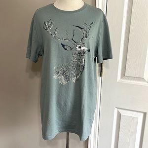Goodfellow Buck Short Sleeve Tee Mens Medium